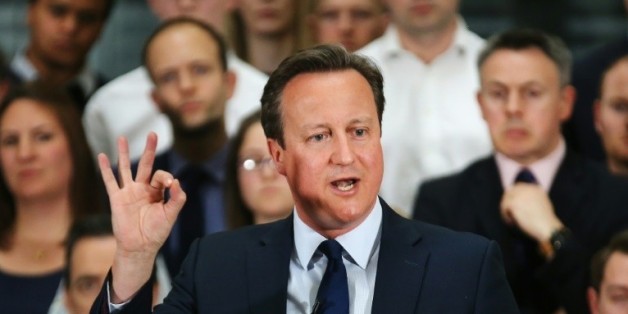 Le Premier ministre britannique David Cameron à Birmingham le 5 avril 2016