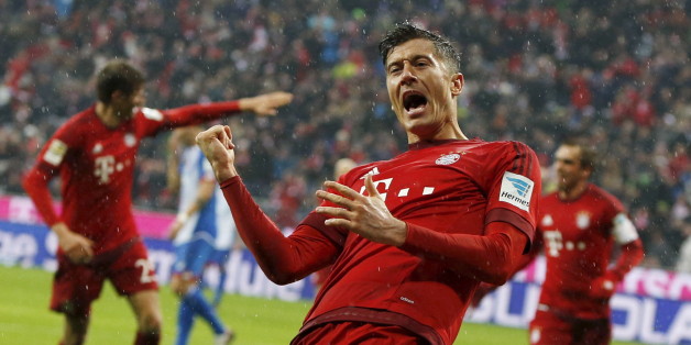 Robert Lewandowski soll am 29. Spieltag für den FC Bayern München auflaufen - und er will sicher wieder jubeln wollen
