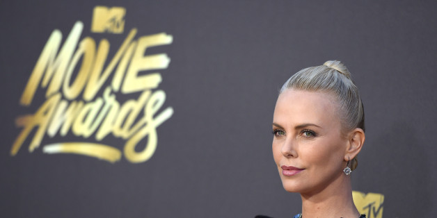 Charlize Theron arrives at the MTV Movie Awards at Warner Bros. Studios on Saturday, April 9, 2016, in Burbank, Calif. (Photo by Jordan Strauss/Invision/AP)