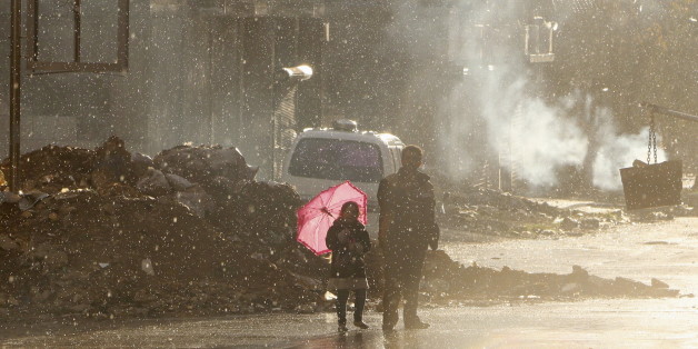 Der von Rebellen kontrollierte Seif al-Dawla Distrikt in Aleppo.