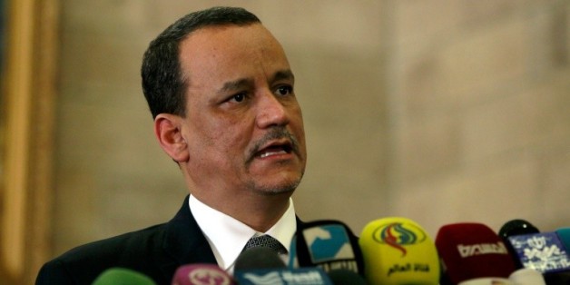 Le médiateur de l'ONU au Yémen Ismail Ould Cheikh Ahmed, à Sanaa le 14 janvier 2016