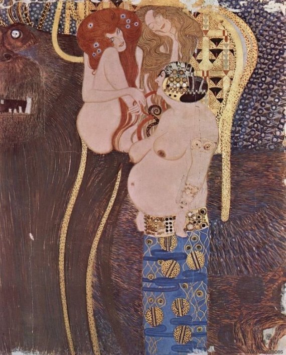 klimt friso beethoven