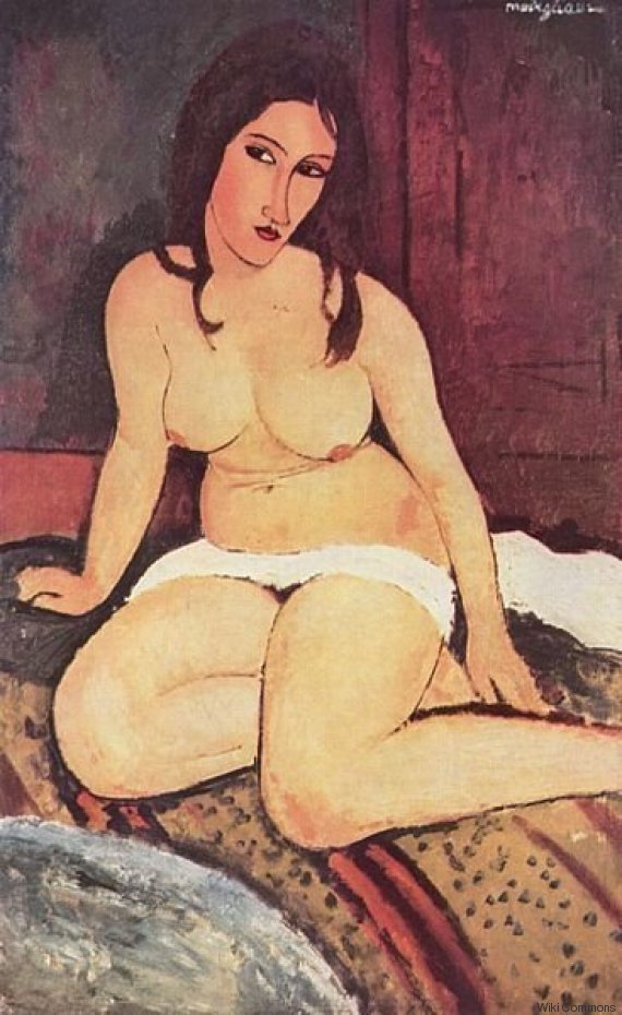 modigliani desnudo sentado