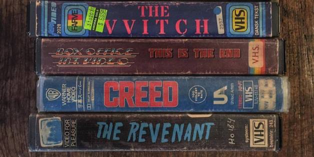 Les pochettes de films actuels en VHS
