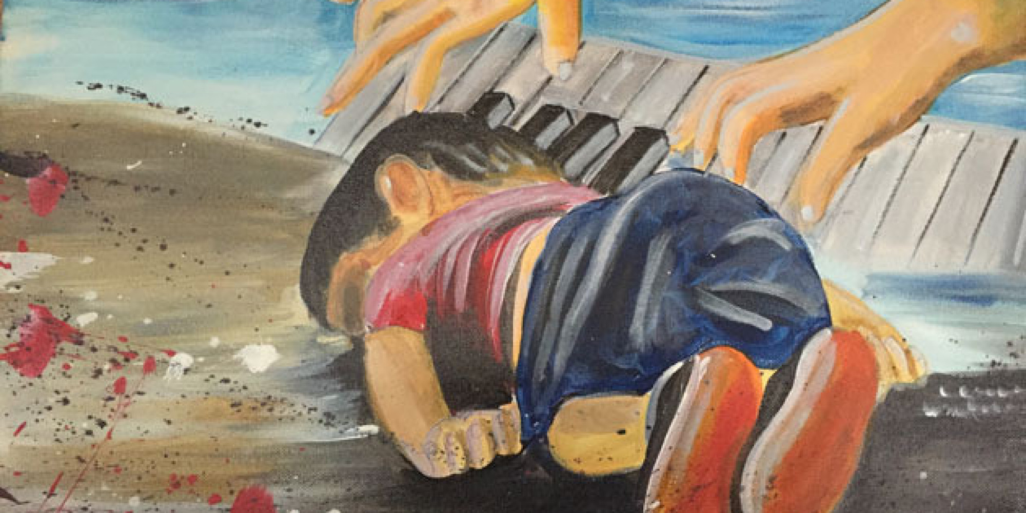 the-refugee-crisis-told-through-syrian-artists-huffpost