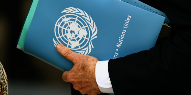 United Nations Special Envoy for Syria Staffan de Mistura holds a folder aside of the 31st Session of the Human Rights Council at the U.N. European headquarters in Geneva, Switzerland, February 29, 2016. REUTERS/Denis Balibouse