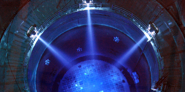Blick auf den Reaktor eines deutschen Atomkraftwerks