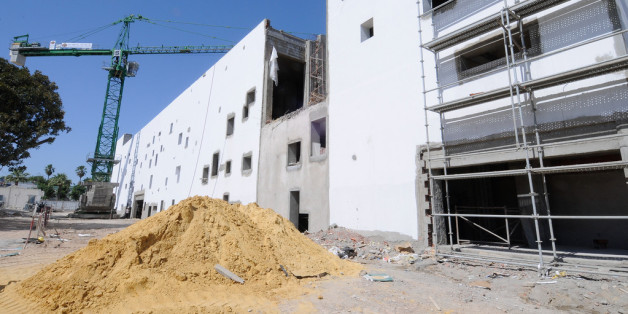 Un chantier de construction dans la banlieue de Tunis.