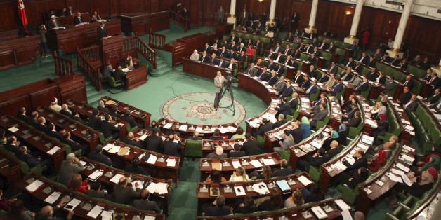 Tunisia's Prime Minister-designate Habib Essid delivers a speech in the parliament to present his government in Tunis February 4, 2015. REUTERS/Zoubeir Souissi (TUNISIA - Tags: POLITICS)