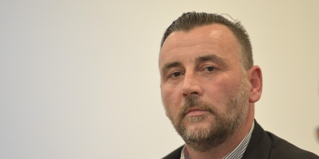 Pegida-Chef Lutz Bachmann steht wegen Volksverhetzung in Dresden vor Gericht.