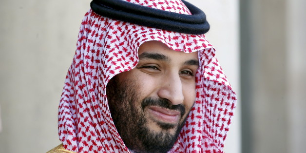 Saudi Arabia's Deputy Crown Prince Mohammed bin Salman reacts upon his arrival at the Elysee Palace in Paris, France in this June 24, 2015 file photo. REUTERS/Charles Platiau/Files