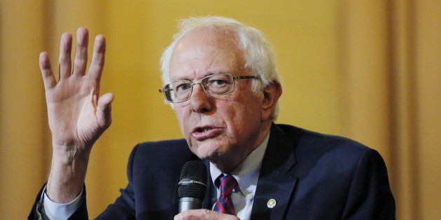 U.S. Democratic presidential candidate Bernie Sanders speaks during a panel discussion at the First Unitarian Congregational Society in the Brooklyn borough of New York April 16, 2016. REUTERS/Lucas Jackson