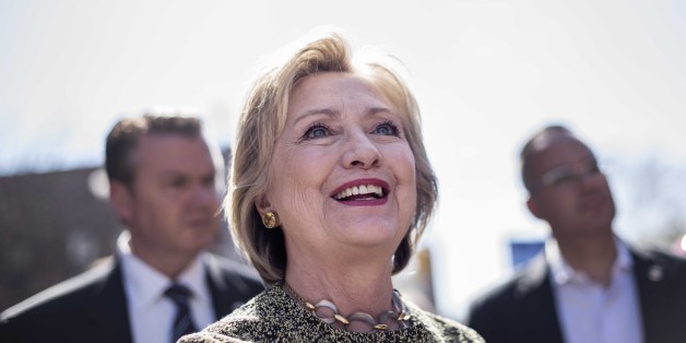 WASHINGTON HEIGHTS, NY - Former Secretary of State Hillary Clinton at a block party in the Bedford Stuyvesant neighborhood of Brooklyn, New York on Sunday April 17, 2016. (Photo by Melina Mara/The Washington Post via Getty Images)