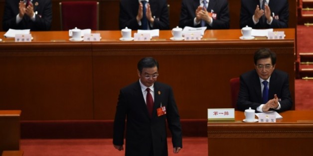 Zhou Qiang, président de la Cour populaire suprême, lors d'une session à Pékin, le 13 mars 2016
