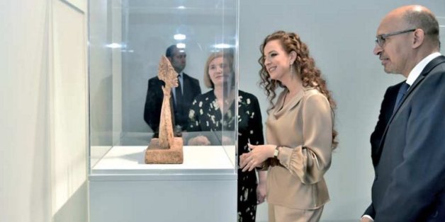 La princesse Lalla Salma inaugure l'exposition Giacometti au MMVI à Rabat