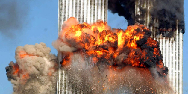 Der Moment, in dem ein entführtes Flugzeug am 11.September 2001 im World Trade Center einschlägt