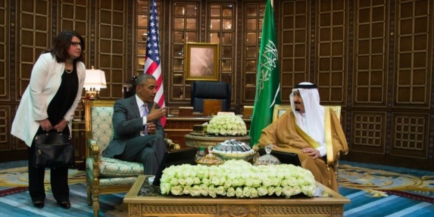 Le président américain Barack Obama et le roi saoudien Salman lors d'une rencontre à Ryad en Arabie saoudite, le 20 avril 2016