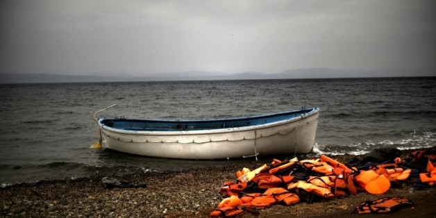 Des migrants secourus en Méditerranée et débarqués à Kalamata (Grèce) ont raconté avoir assisté à un naufrage ayant fait jusqu'à 500 morts © AFP/Archives ARIS MESSINIS