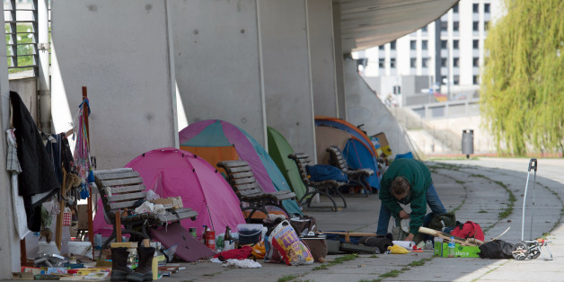 Merkels Obdachlose: Mitten im Regierungsviertel entsteht ein Mini-Slum