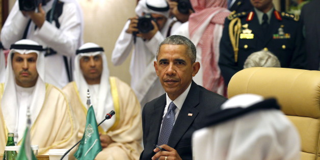 U.S. President Barack Obama takes part in a summit of the Gulf Cooperation Council (GCC) in Riyadh, Saudi Arabia April 21, 2016.REUTERS/Kevin Lamarque