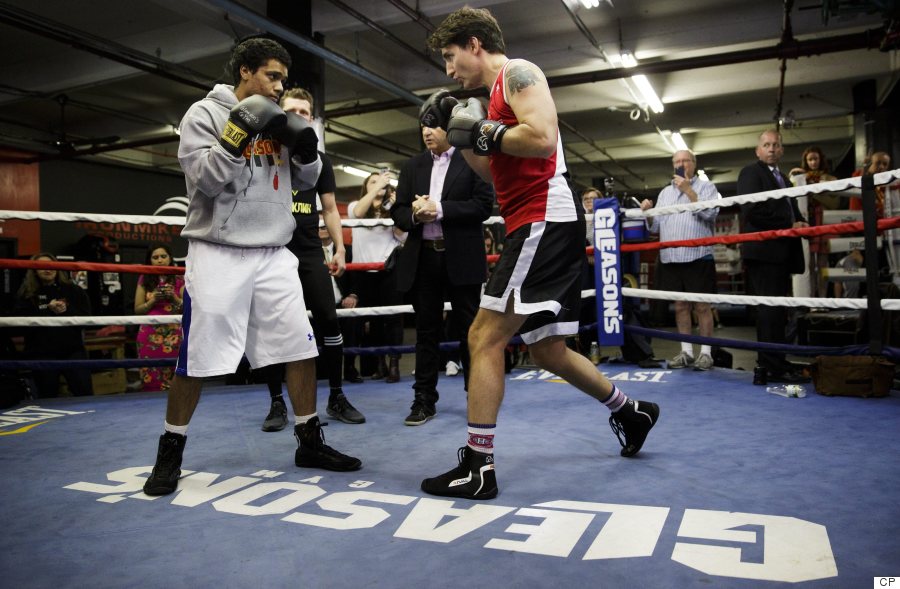 trudeau boxing