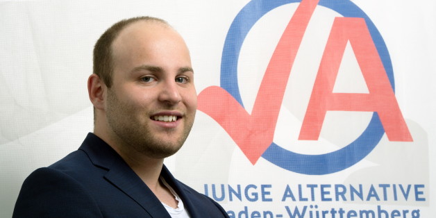 Markus Frohnmaier, Chef der Jungen Alternative, kritisiert den Kurs der Bundesregierung (Archivbild)