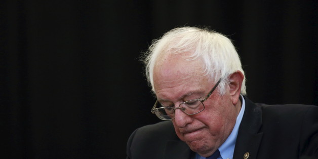 Democratic U.S. presidential candidate Bernie Sanders listens to a question during a campaign stop in Gettysburg Pennsylvania, U.S., April 22, 2016. REUTERS/Lucas Jackson
