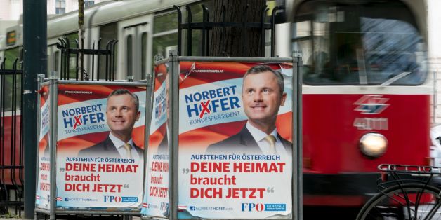 Wahlplakate in Österrreich