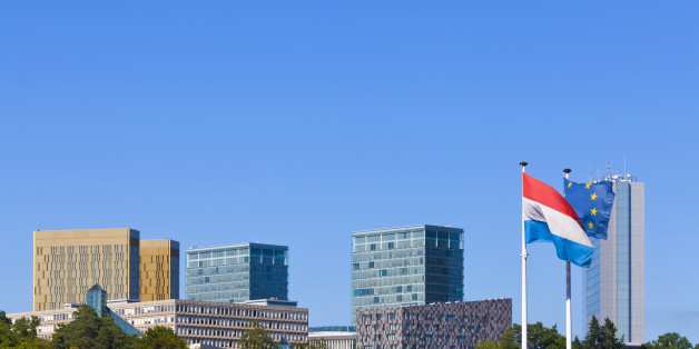 European district at Kirchberg Plateau, Luxembourg