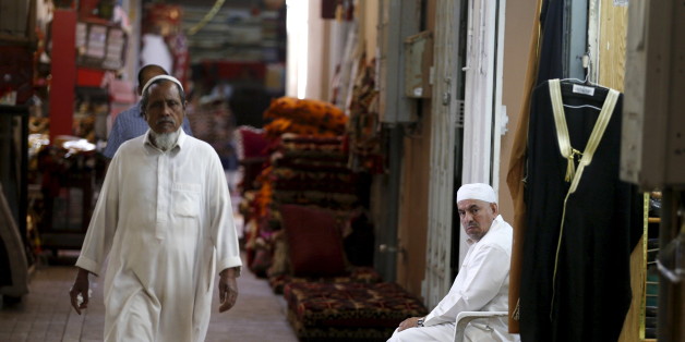 A man walks at an old market in Riyadh, Saudi Arabia, April 25, 2016. REUTERS/Faisal Al Nasser