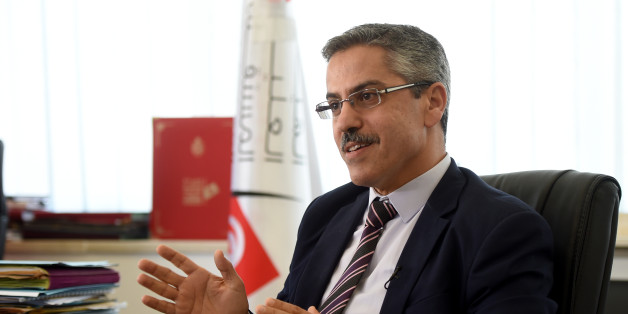 The President of the Tunisian Independent High Authority for the Elections, Mohammed Chafik Sarsar answers AFP journalists' questions during an interview on April 26, 2016 in Tunis.
There is a consensus to organise municipal elections in March 2017, Sarsar said. / AFP / FETHI BELAID (Photo credit should read FETHI BELAID/AFP/Getty Images)