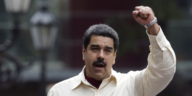 Venezuela's President Nicolas Maduro attends a rally to celebrate the 206th anniversary of the Declaration of Independence, in Caracas, Venezuela, April 19, 2016. REUTERS/Marco Bello