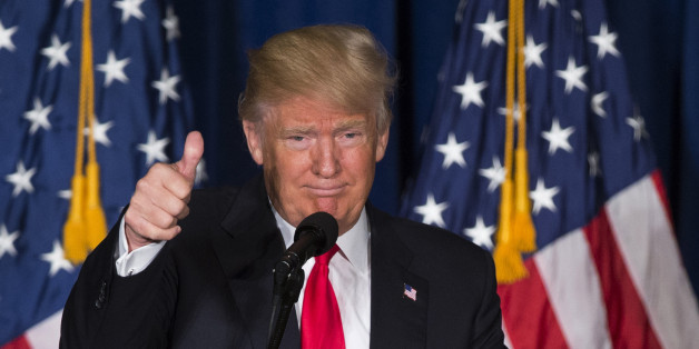US-Präsidentschaftsbewerber Donald Trump enthüllt, wie er die Welt als Präsident verändern will