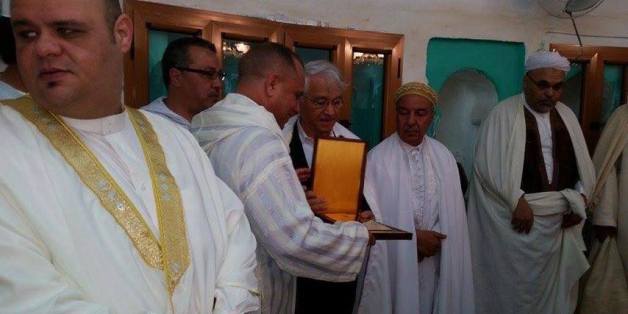 Chakib Khelil, jeudi, à la zaouïa Sidi Brahim à Annaba