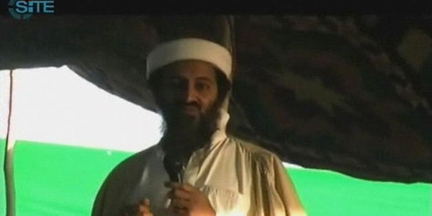 A previously unreleased video of slain former Al-Qaeda chief Osama bin Laden is seen in this still image taken from a video released on September 12, 2011. Al-Qaeda has released a video marking the 10th anniversary of the Sept. 11 attacks featuring purported audio remarks by new leader Egyptian Ayman al-Zawahri and previously unreleased video of bin Laden. REUTERS/SITE Monitoring Service via Reuters TV (CIVIL UNREST TPX IMAGES OF THE DAY) FOR EDITORIAL USE ONLY. NOT FOR SALE FOR MARKETING OR ADVERTISING CAMPAIGNS. THIS IMAGE HAS BEEN SUPPLIED BY A THIRD PARTY. IT IS DISTRIBUTED, EXACTLY AS RECEIVED BY REUTERS, AS A SERVICE TO CLIENTS
