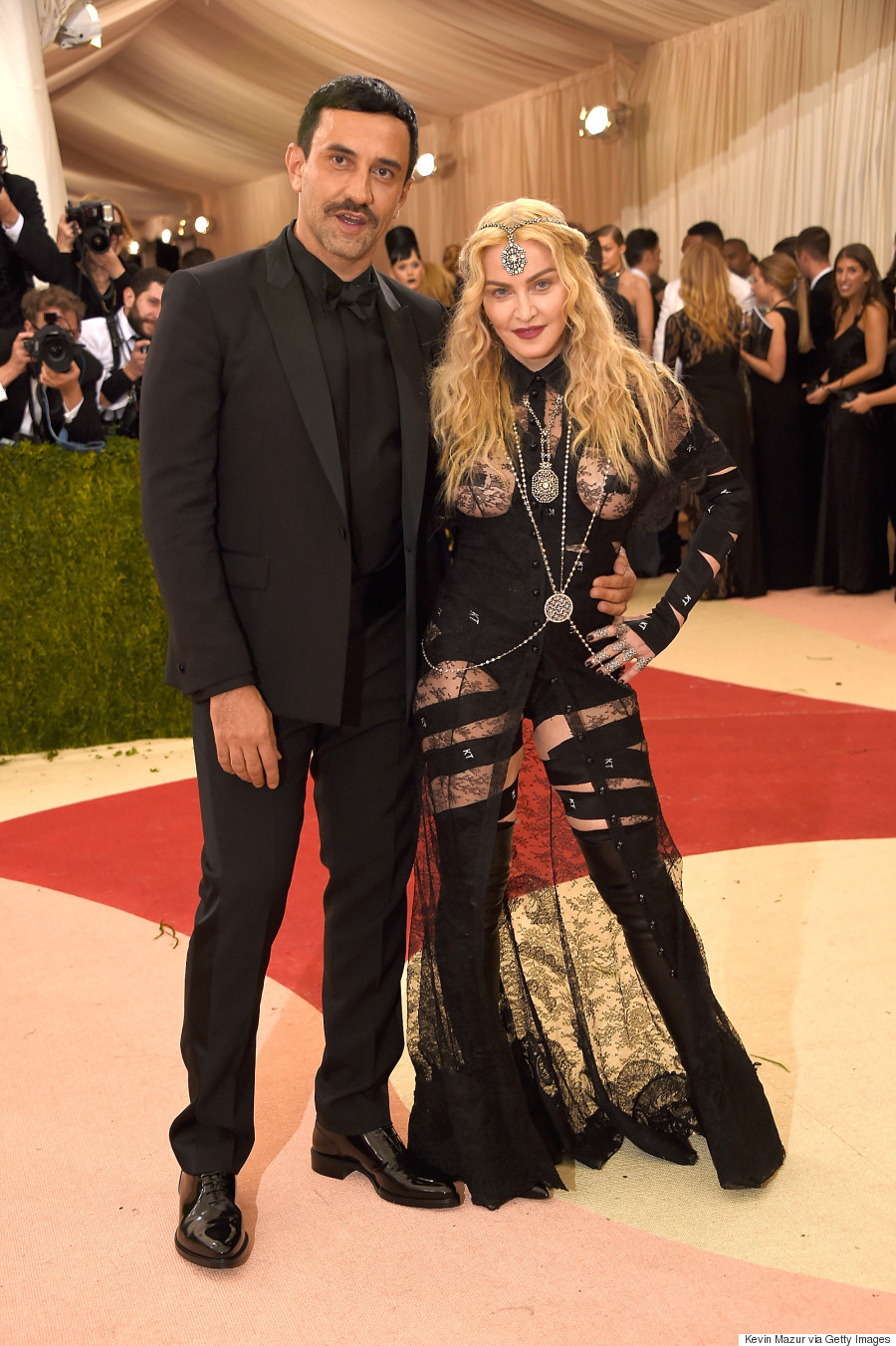 2016 Met Gala: Madonna Lets It All Hang Loose In Revealing Givenchy Gown