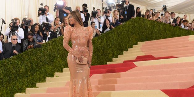 Beyonce Knowles arrives at The Metropolitan Museum of Art Costume Institute Benefit Gala, celebrating the opening of "Manus x Machina: Fashion in an Age of Technology" on Monday, May 2, 2016, in New York. (Photo by Charles Sykes/Invision/AP)