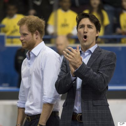 trudeau prince harry