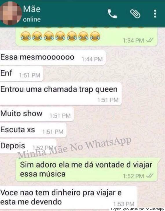 conversa mãe whatsapp