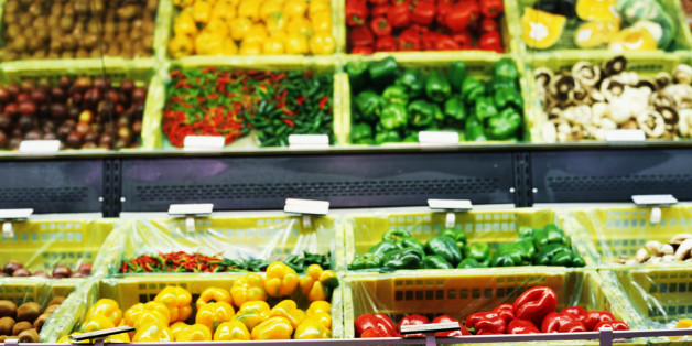 vegetables in a super market