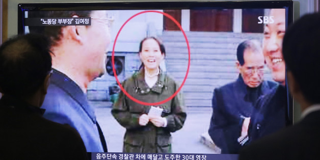 People watch a TV news program showing Kim Yo Jong, North Korean leader Kim Jong Un's younger sister, at Seoul Railway Station in Seoul, South Korea, Thursday, Nov. 27, 2014. North Korea has revealed that Kim is a senior official in the ruling Workers' Party, strengthening analysts' views that she is an increasingly important part of the family dynasty that runs the country. (AP Photo/Ahn Young-joon)