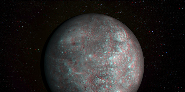 Nasa zeigt ein 3D-Bild vom Merkur