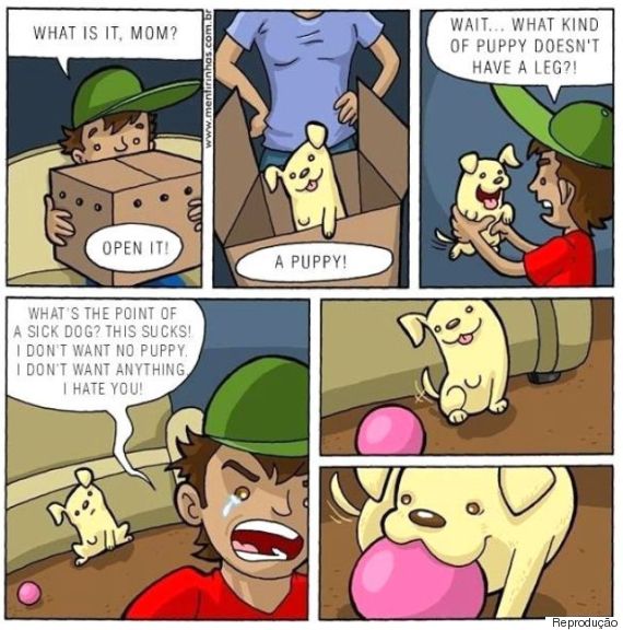 quadrinho cachorro