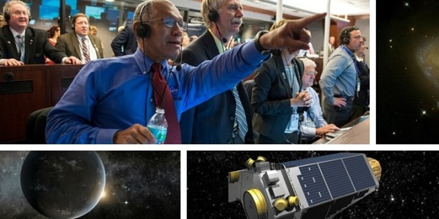 Die Nasa hat verkündet, dass sie die Existent von über 1200 neuer Planeten nachweisen kann (Collage: HuffPost)