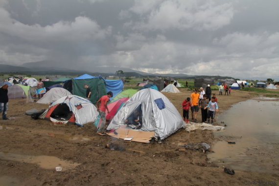 campo refugiados idomeni