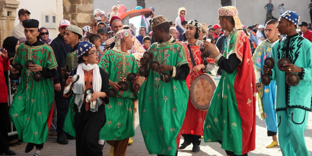 La parade d'ouverture du festival Gnaoua d'Essaouira