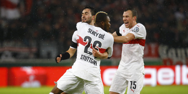 Die Spieler des VfB Stuttgart wollen am Samstag feiern - doch es wird schwer
