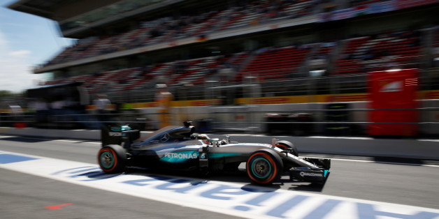 Beim Großen Preis von Spanien startet Lewis Hamilton von der Pole