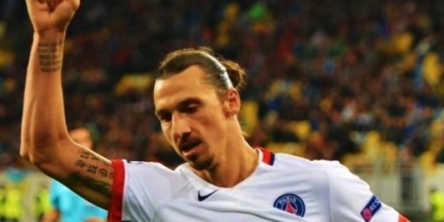 PSG's Zlatan Ibrahimovic smiles as he arrives for the French League One soccer match between PSG and Nantes at the Parc des Princes stadium in Paris, France, Saturday, May 14, 2016. Ibrahimovic plays his final match at PSG's home ground and said he will leave Paris Saint-Germain at the end of the season. (AP Photo/Christophe Ena)