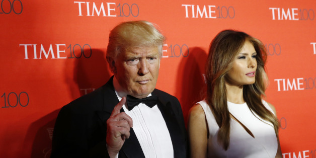 Der US-Präsidentschaftskandidat Doanld Trump und seine Frau Melania
